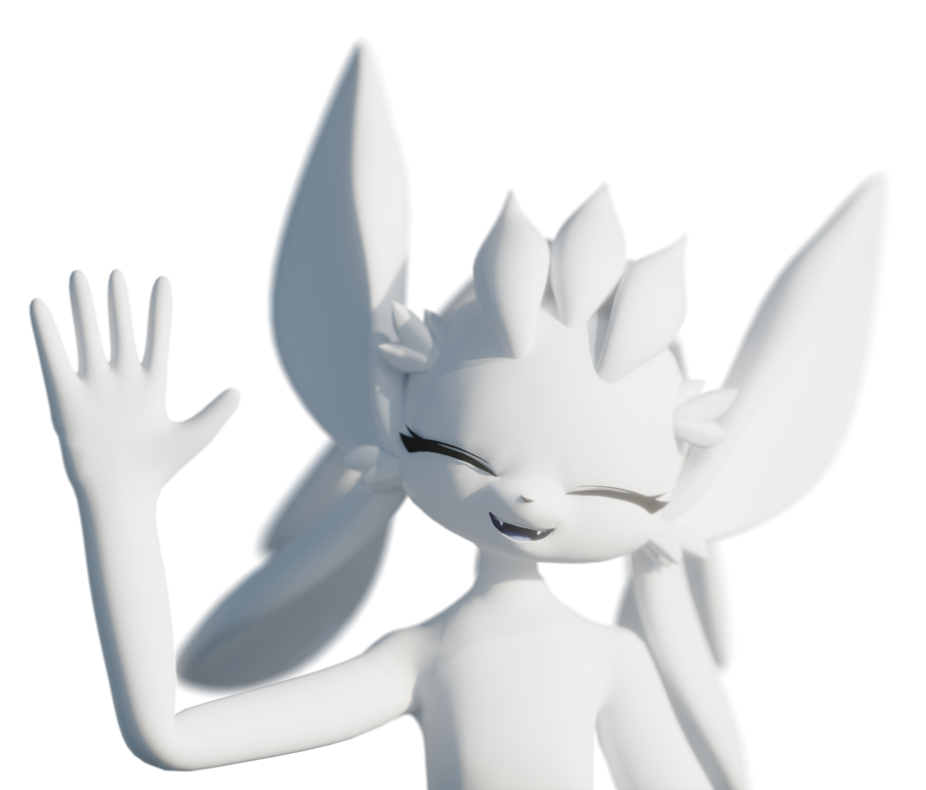 Cometfare character waving